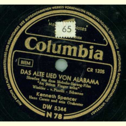 Kenneth Spencer: Sommerzeit / Das alte Lied von Alabama