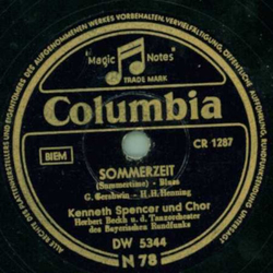 Kenneth Spencer: Sommerzeit / Das alte Lied von Alabama