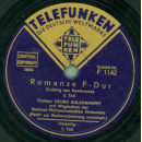 Georg Kulenkampff - Romanze F-Dur (Beethoven)