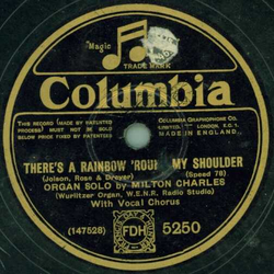 Organ Solo by Milton Charles -  Sonny Boy / Theres a rainbow  round my shoulder