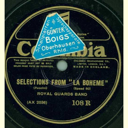 Royal Guards Band - Selections from La Boheme / Selections from Madame Butterfly