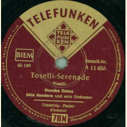 Noucha Doina und Orchester Béla Sanders - Plaisir damour / Toselli-Serenade