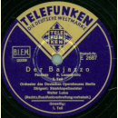 Orchester des Deutschen Opernhauses, Berlin: Walter Lutze - Der Bajazzo