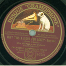 Leo Reisman et son Orchestre / Don Bestor et son Orchestre - Le beau chant du nil / isnt this a night for love