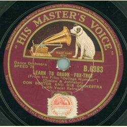 Don Bestor and his Orchestra - Learn to croon / Moonstruck