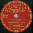 Maria von Schmedes - Es könnte ja alles so schön sein / Ich möcht gern dein Herzklopfen hörn