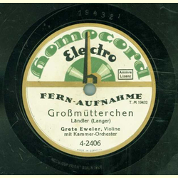 Grete Eweler - Toselli-Serenade /  Gromtterchen