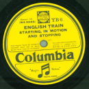 American Train - Starting, in motion and stopping / English Train - Starting, in motion and stopping