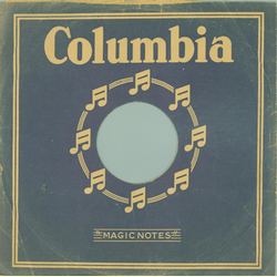 Original Columbia Cover fr 25er Schellackplatten