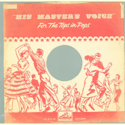 Original HMV Cover für 25er Schellackplatten