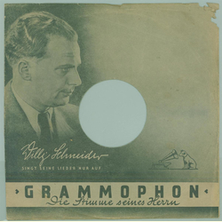 Original Grammophon Cover fr 25er Schellackplatten A1 B