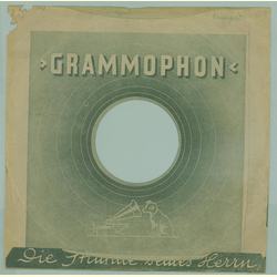 Original Grammophon Cover fr 25er Schellackplatten A1 B