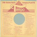 Original Tempo Cover fr 25er Schellackplatten A2 A