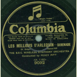 The B.B.C. Wireless Symphony Orchestra - Les Millions DArlequin - Serenade / Minuet ( Boccherini )