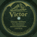 International Novelty Orchestra - Twas in the Month of May-Katinka / Chinese Billikens
