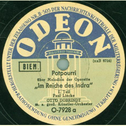 Otto Dobrindt - Potpourri ber Melodien der OperetteIm Reiche des Indra