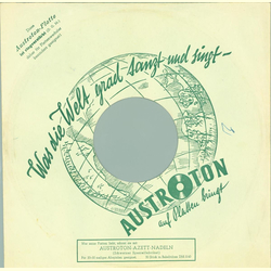 Original Austroton Cover fr 25er Schellackplatten A11 C
