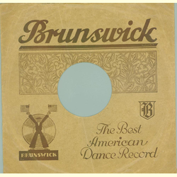 Original Brunswick Cover fr 25er Schellackplatten A4 C