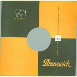 Original Brunswick Cover fr 25er Schellackplatten A17 B