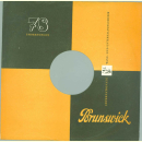 Original Brunswick Cover für 25er Schellackplatten A17 B
