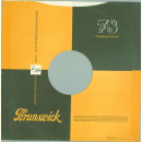 Original Brunswick Cover für 25er Schellackplatten A17 C