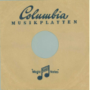 Original Columbia Cover für 25er Schellackplatten A4 B