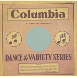 Original Columbia Cover fr 25er Schellackplatten A6 C