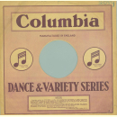 Original Columbia Cover für 25er Schellackplatten A6 C