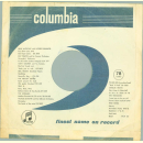 Original Columbia Cover für 25er Schellackplatten A10 A