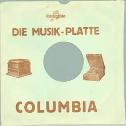 Original Columbia Cover fr 25er Schellackplatten A42 B