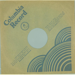 Original Columbia Cover fr 25er Schellackplatten A45 B