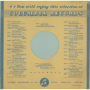 Original Columbia Cover für 25er Schellackplatten A32 A