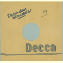 Original Decca Cover für 25er Schellackplatten A10 B