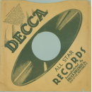 Original Decca Cover für 25er Schellackplatten A18 C