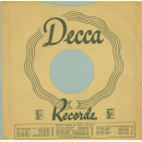 Original Decca Cover für 25er Schellackplatten A28 B