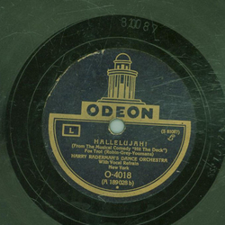 Harry Radermans Dance Orchestra with Vocal Refrain - Sweet Marie / Hallelujah