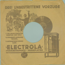 Original Electrola Cover fr 25er Schellackplatten A5 C