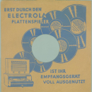 Original Electrola Cover für 25er Schellackplatten A10 C