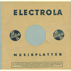 Original Electrola Cover fr 25er Schellackplatten A17 B