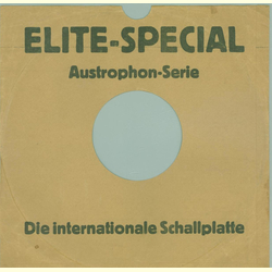 Original Elite Cover fr 25er Schellackplatten A3 B