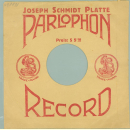 Original Parlophon Cover für 25er Schellackplatten A8 B