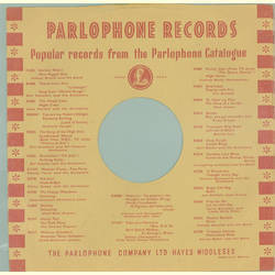 Original Parlophone Cover fr 25er Schellackplatten A14 C