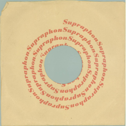 Original Supraphon Cover für 25er Schellackplatten A5 B