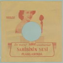Original HMV Cover für 25er Schellackplatten A24 A