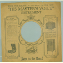 Original HMV Cover für 25er Schellackplatten A33 B