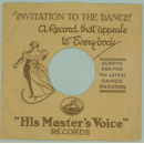 Original HMV Cover für 25er Schellackplatten A35 B