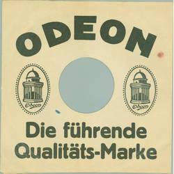 Original Odeon Cover fr 25er Schellackplatten A7 C