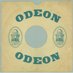 Original Odeon Cover fr 25er Schellackplatten A9 B