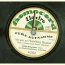 Franz Baumann - Die alten Straßen noch / Ich war zu Heidelberg Student