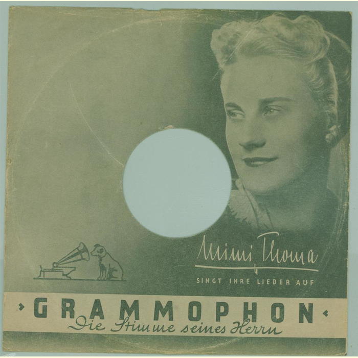 Original Grammophon Cover Für 25er Schellackplatten A3 B, 2,00